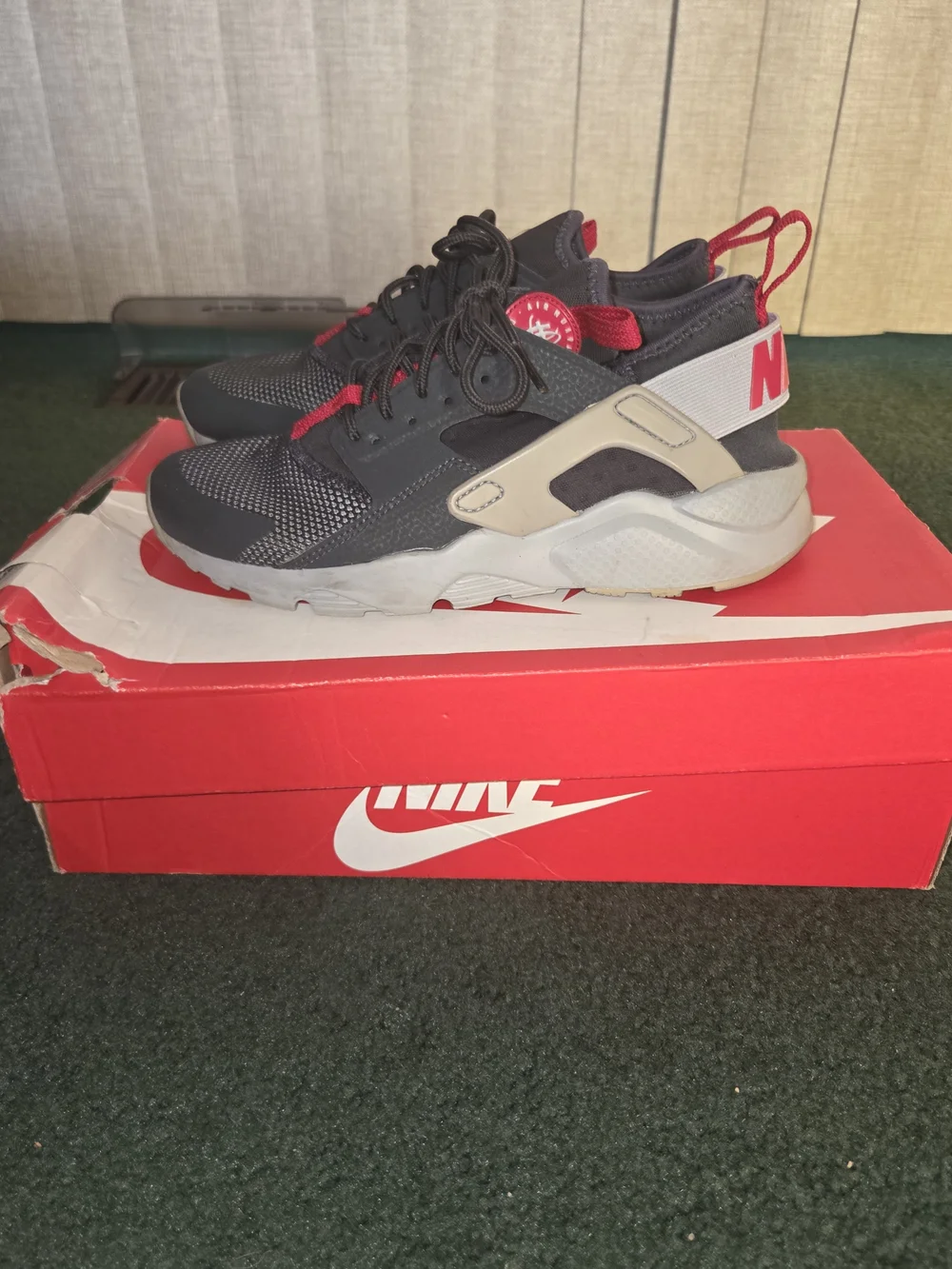 Nike Men’s Black and Red Athletic Sneakers